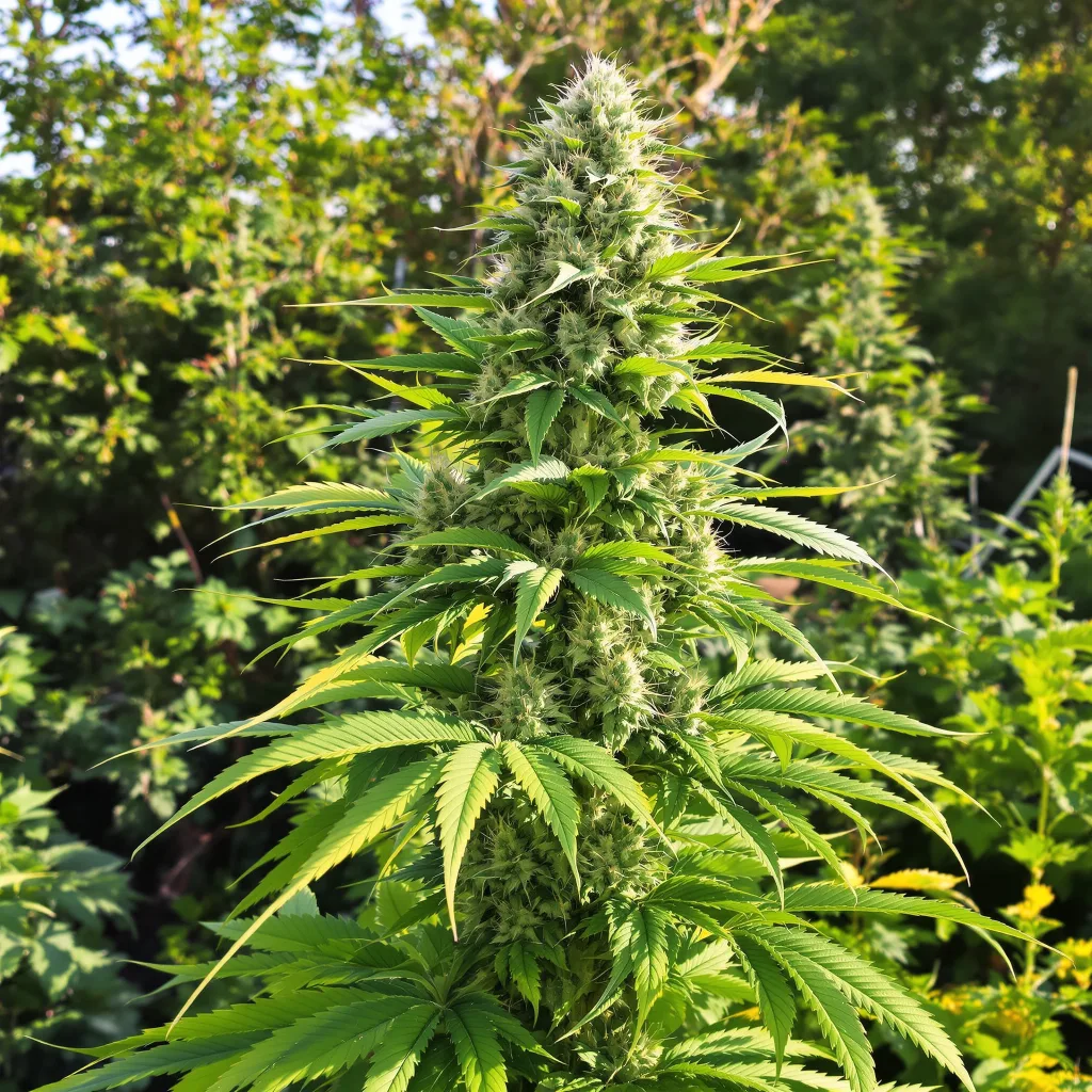Sweet Berry 38% indica / 62% sativa flower with visible trichomes
