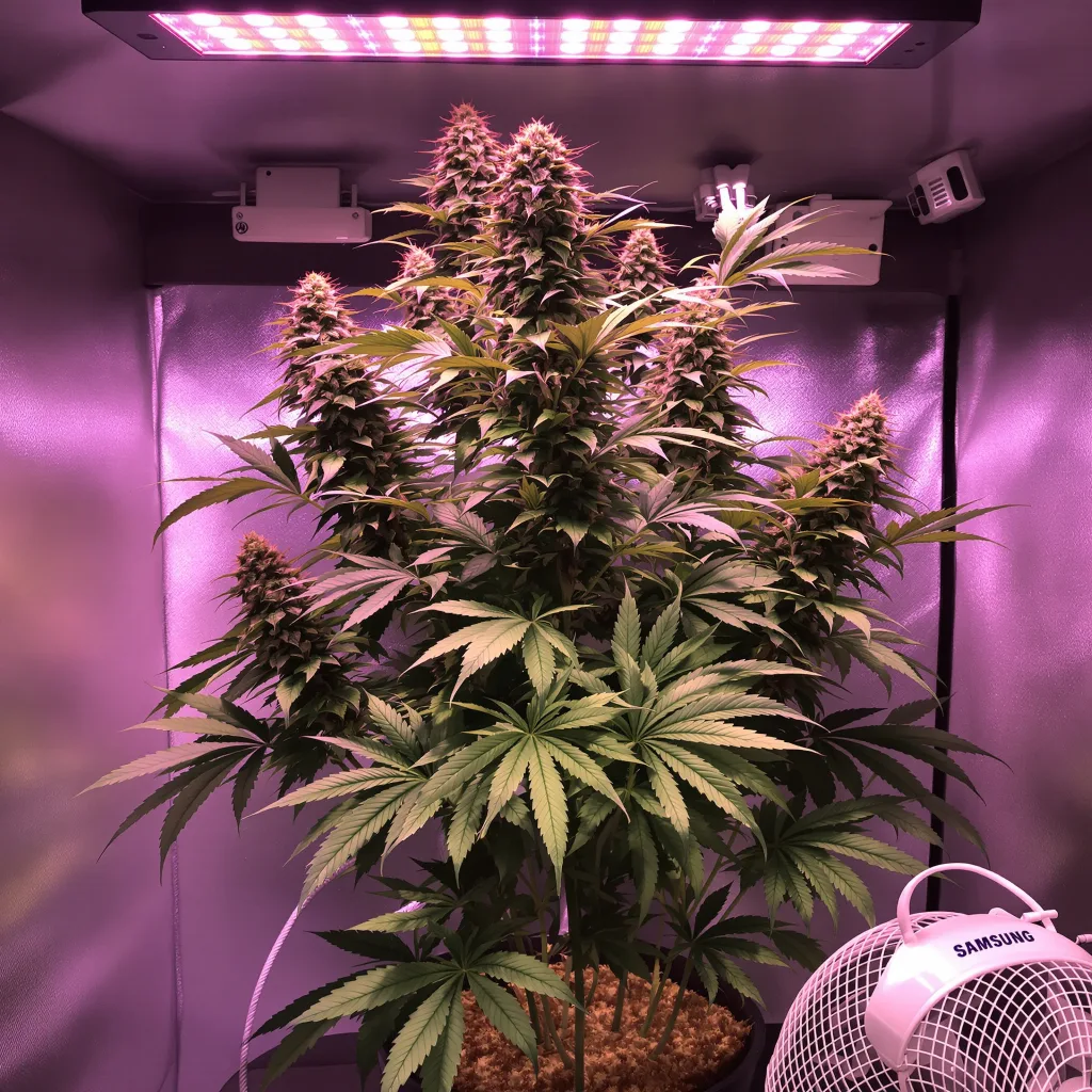 Sweet Deep Grapefruit 70% indica / 30% sativa flower with visible trichomes