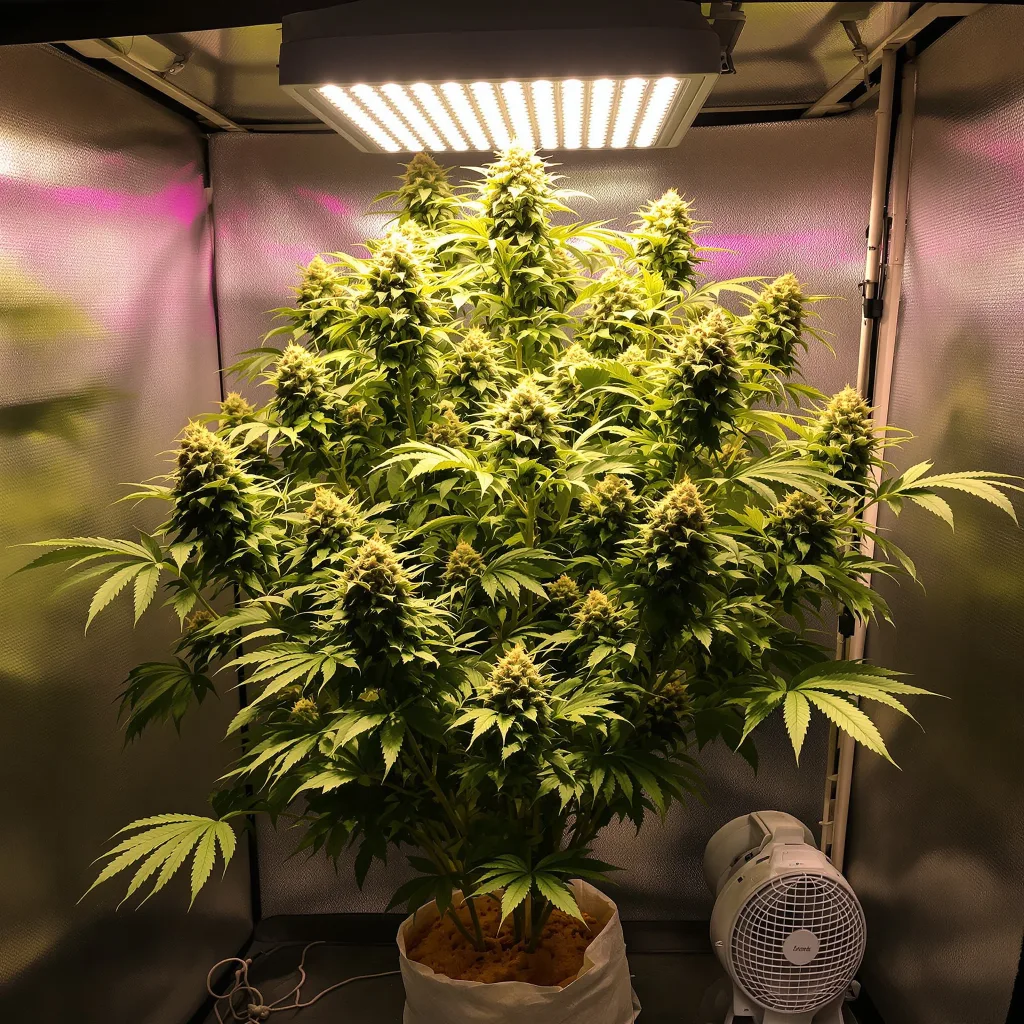 Sweet Tooth 36% indica / 64% sativa flower with visible trichomes