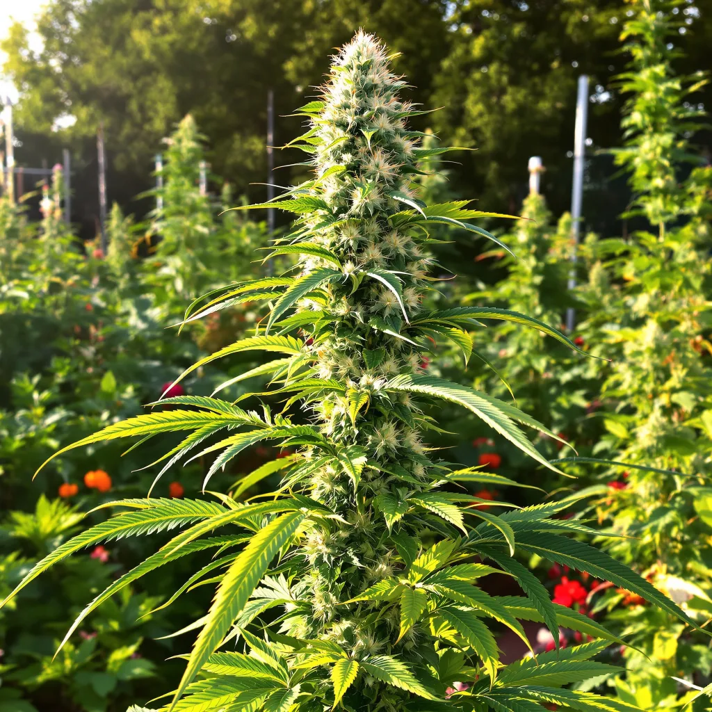 Sweet Tooth 36% indica / 64% sativa flower with visible trichomes