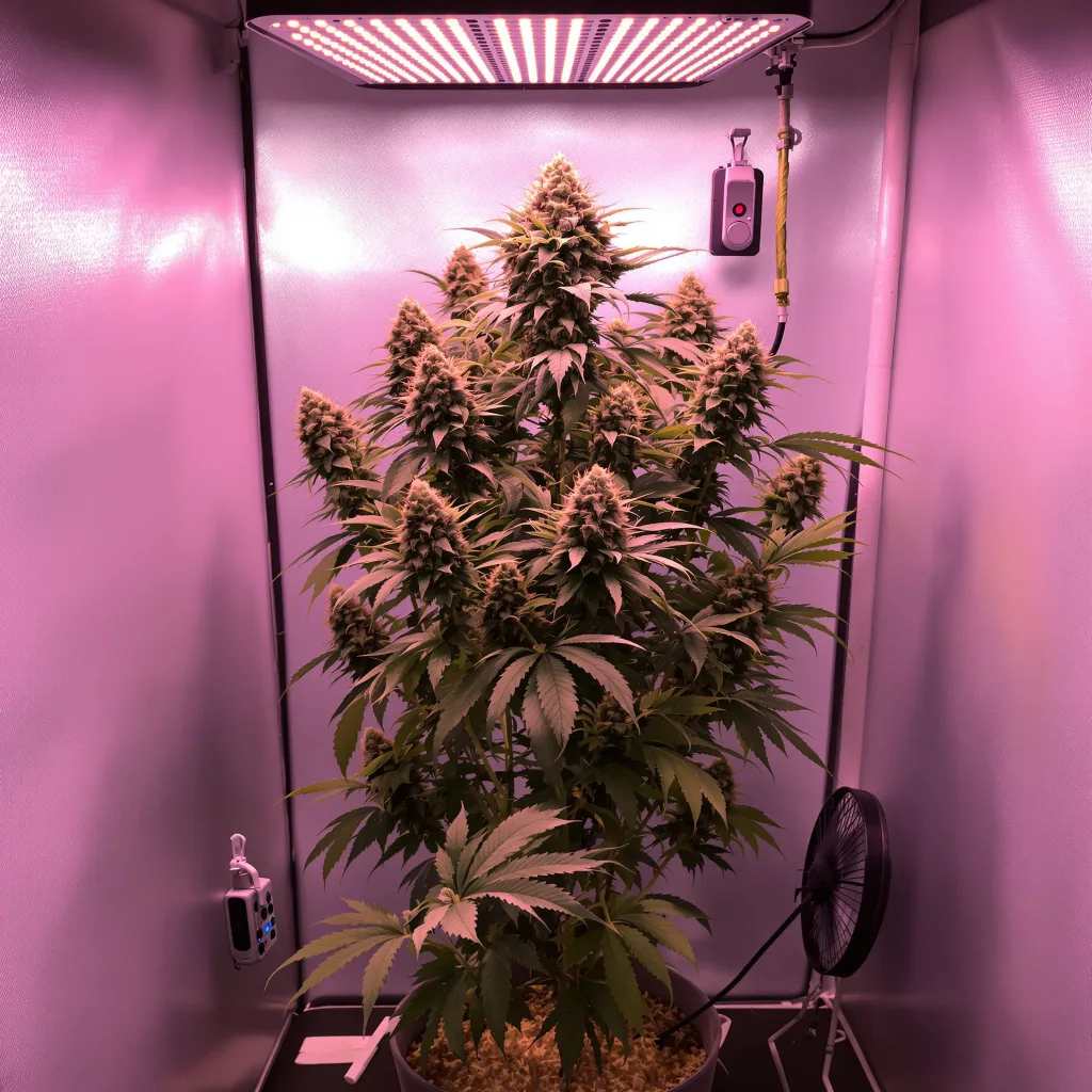 Sweet Tooth 36% indica / 64% sativa flower with visible trichomes