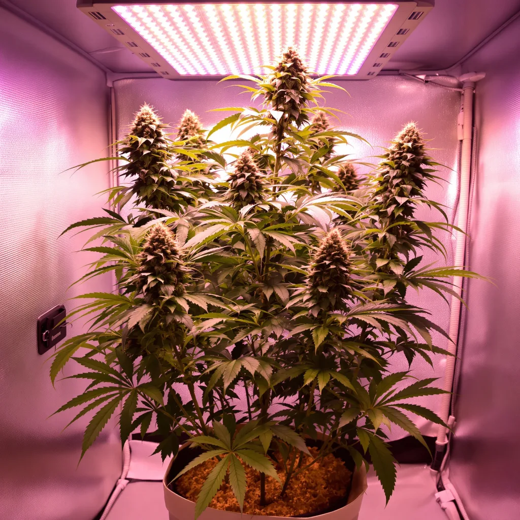 Sweet ZZ 85% indica / 15% sativa flower with visible trichomes