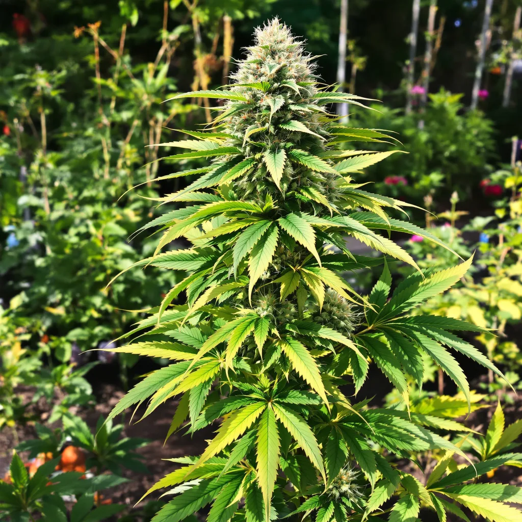 Sweet ZZ 85% indica / 15% sativa flower with visible trichomes