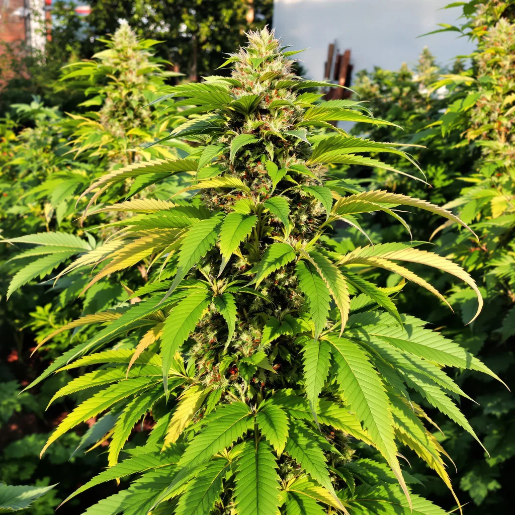 Sweet ZZ 85% indica / 15% sativa flower with visible trichomes