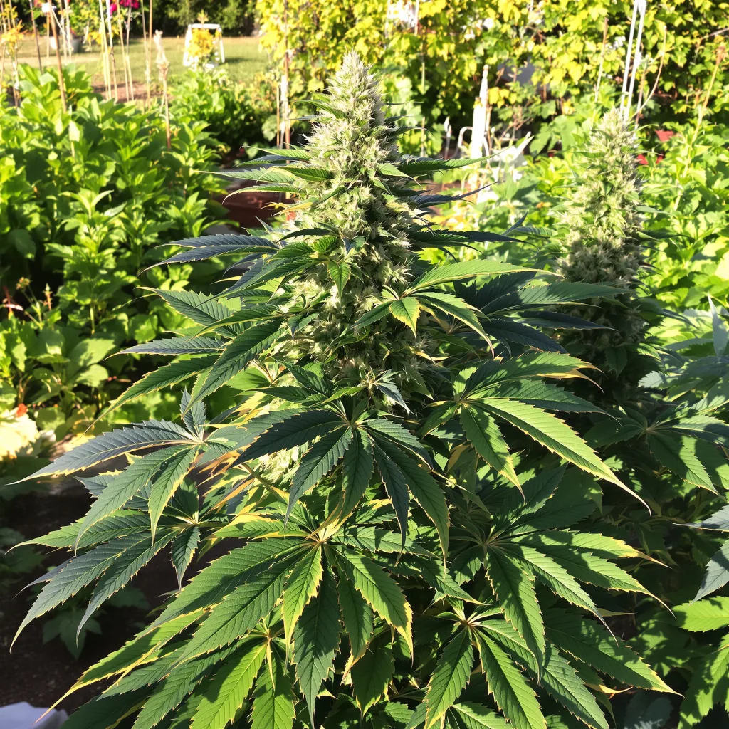 Tangerine Dream 79% indica / 21% sativa flower with visible trichomes