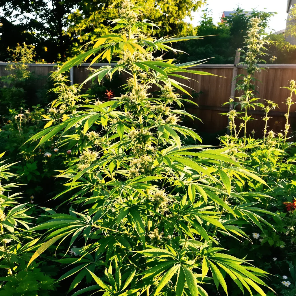 Timewreck 25% indica / 75% sativa flower with visible trichomes