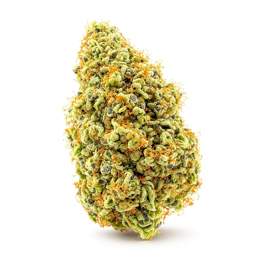 Turbo Mind Warp cannabis plant in flowering stage — 60-100 cm autoflower