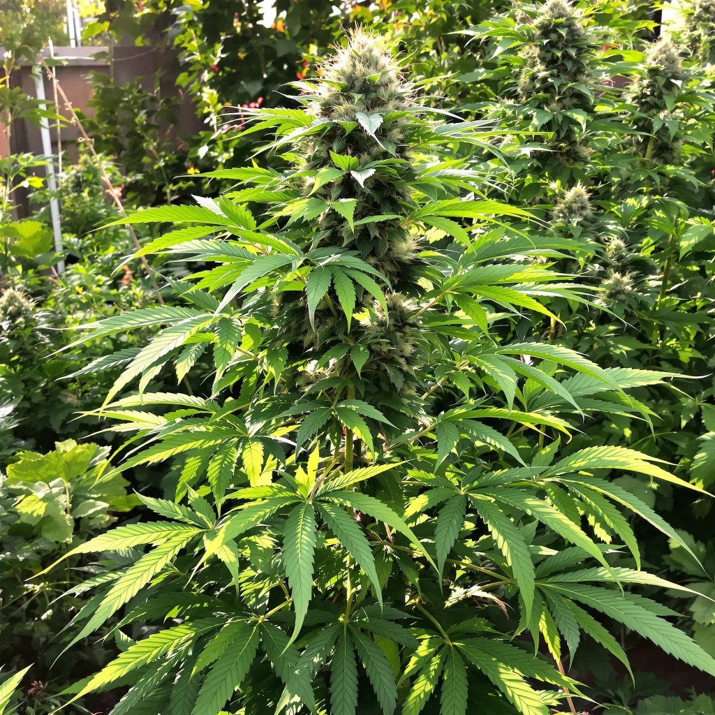 Vader OG 76% indica / 24% sativa flower with visible trichomes