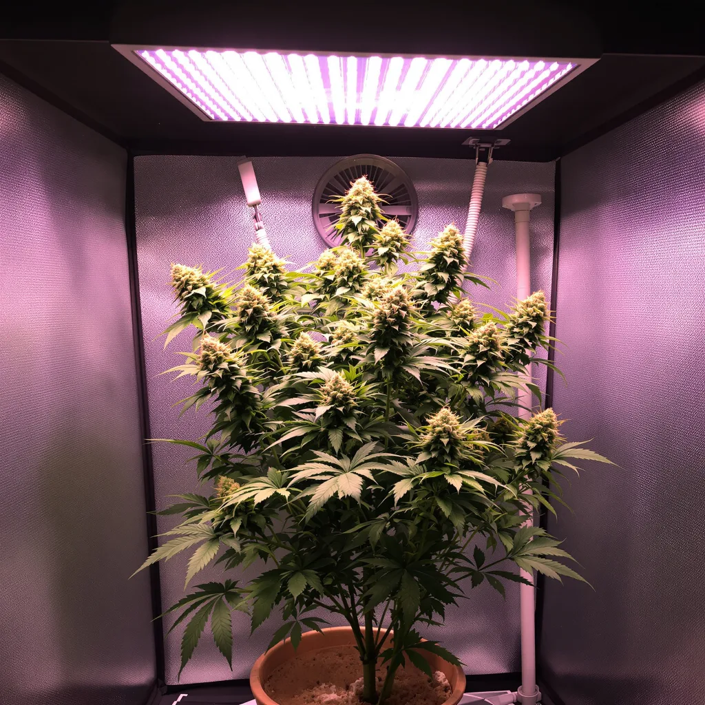Venus OG 57% indica / 43% sativa flower with visible trichomes