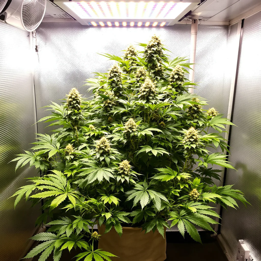 Watermelon 80% indica / 20% sativa flower with visible trichomes