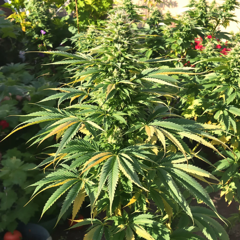 Wedding Pie 78% indica / 22% sativa flower with visible trichomes