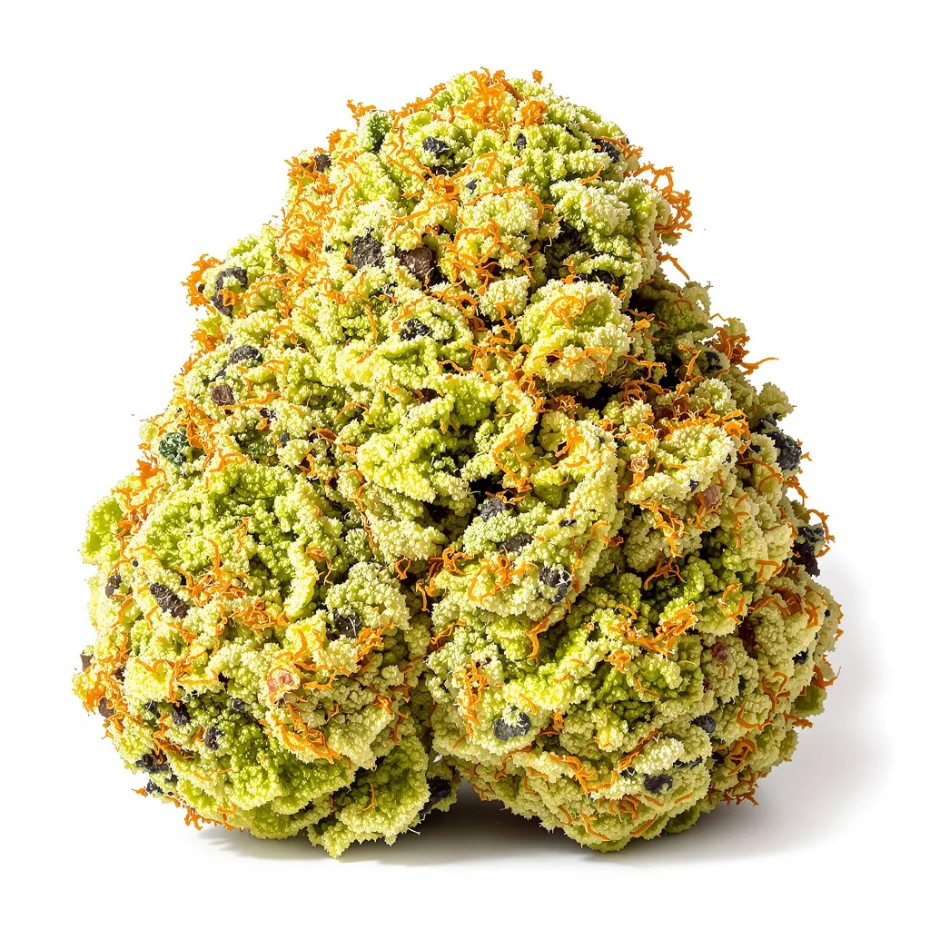 White Buffalo cannabis plant in flowering stage — 60-100 cm autoflower