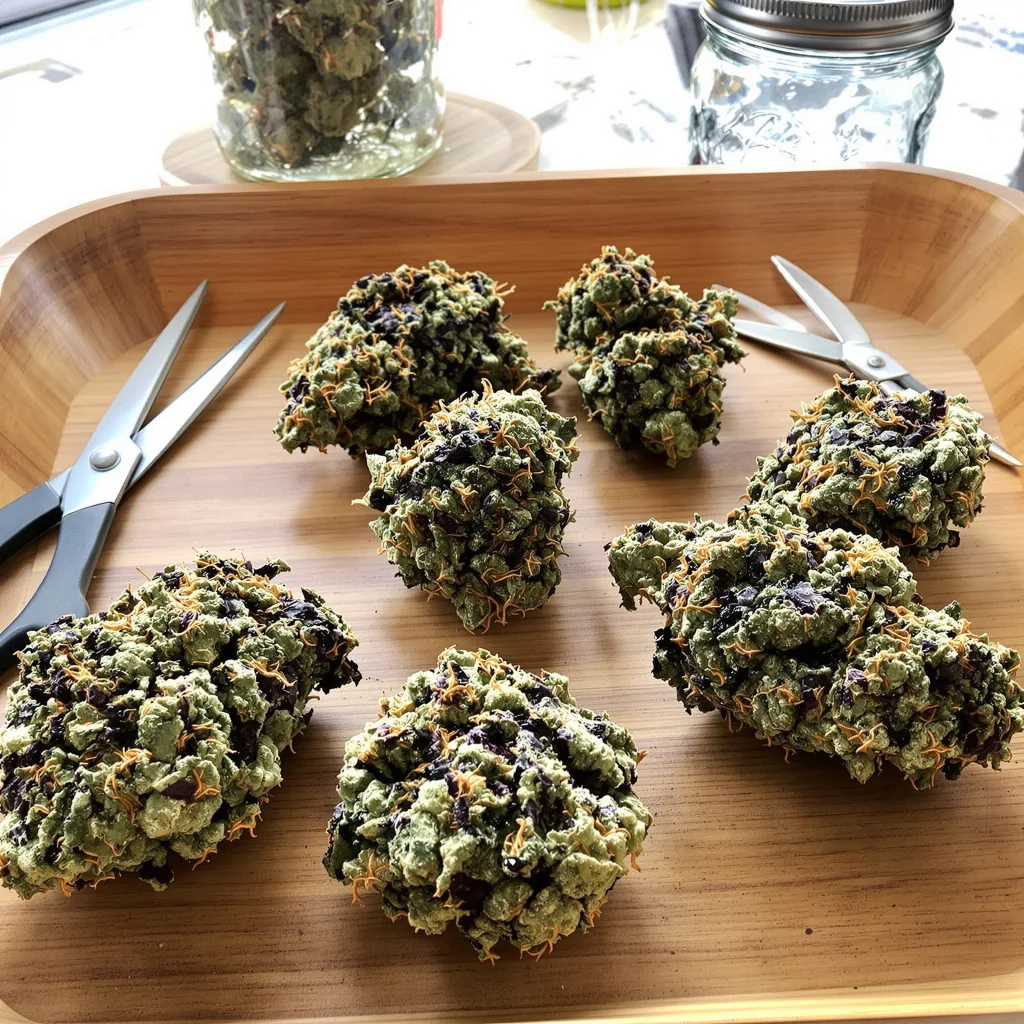 Wild Hog 81% indica / 19% sativa flower with visible trichomes