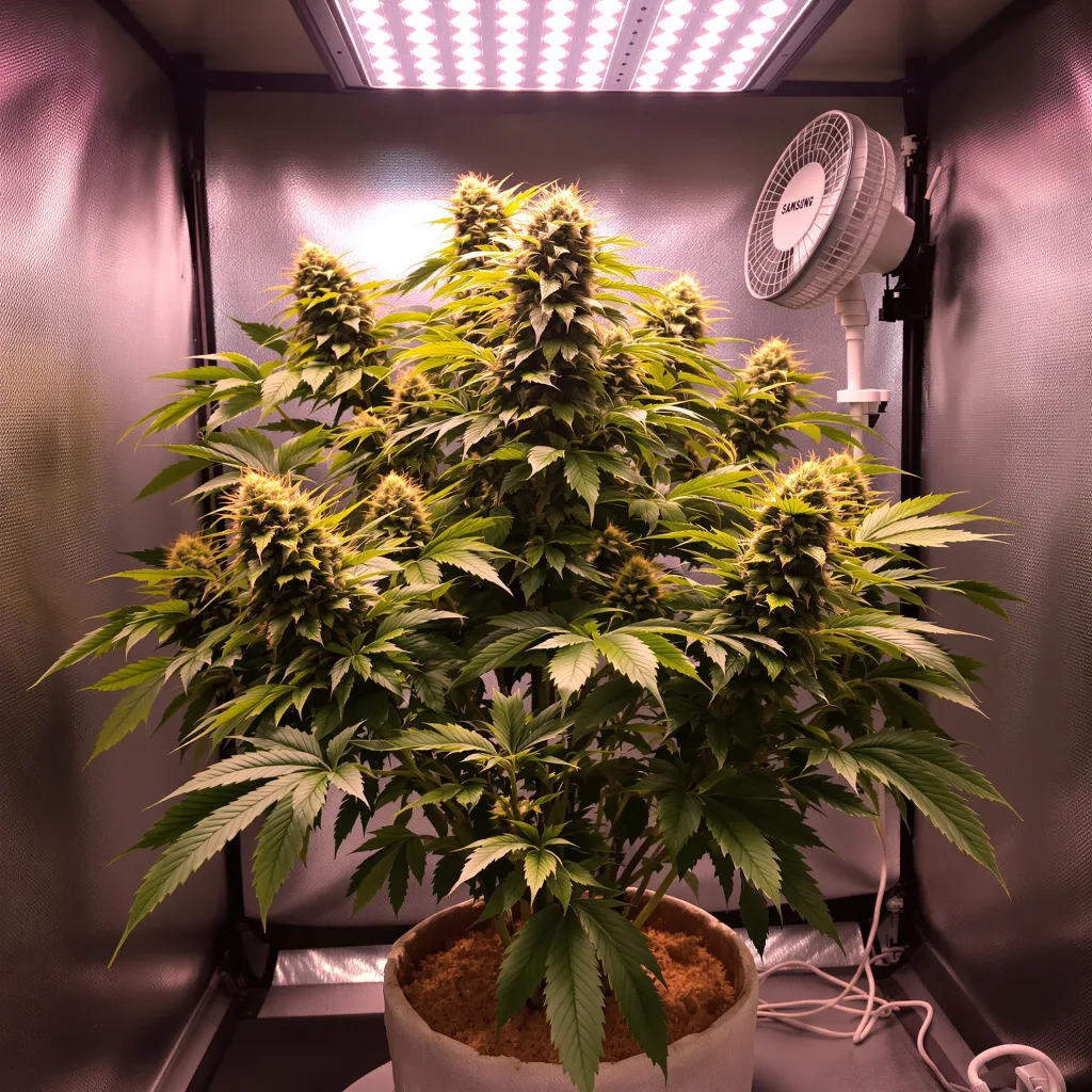 Wild Hog 81% indica / 19% sativa flower with visible trichomes