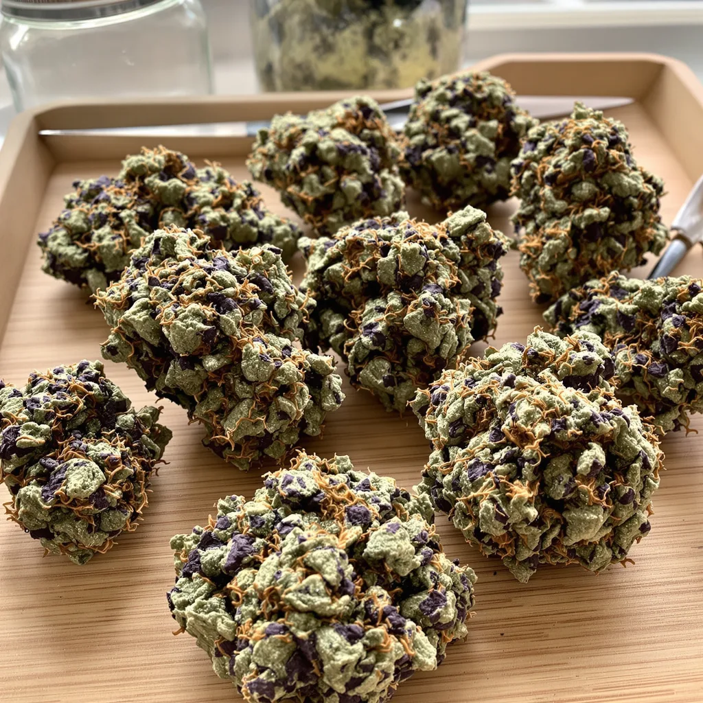 Wild Hog 81% indica / 19% sativa flower with visible trichomes