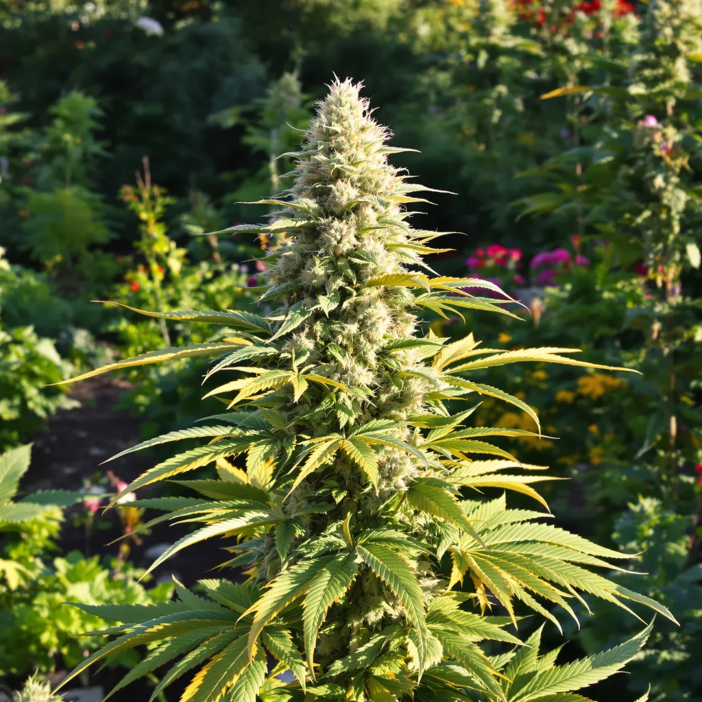 Wilson 64% indica / 36% sativa flower with visible trichomes