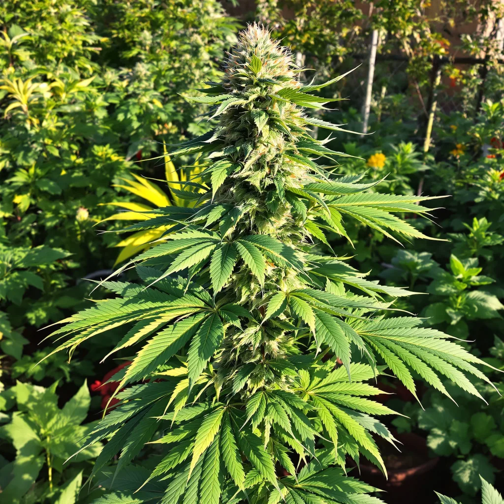 WSU 72% indica / 28% sativa flower with visible trichomes