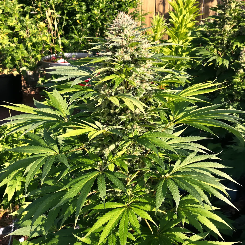 Zombie Kush 82% indica / 18% sativa flower with visible trichomes