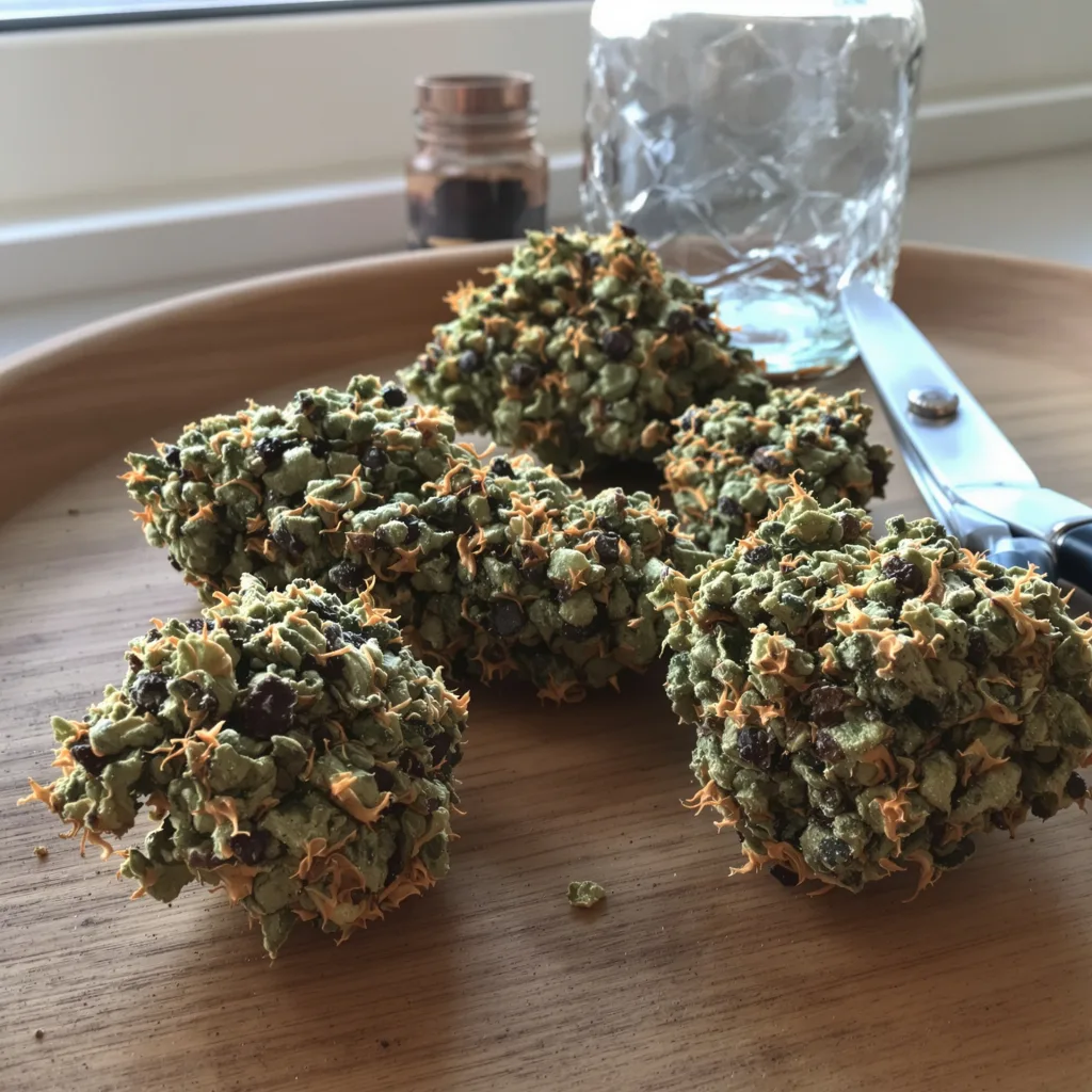 Zombie OG 68% indica / 32% sativa flower with visible trichomes